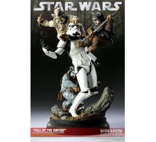 Star Wars Diorama Fall of the Empire (Ewoks vs Stormtrooper)